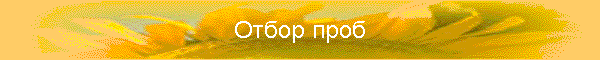 Отбор проб